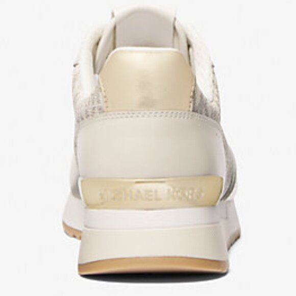 Michael Kors Livvy Mixed-Media Trainer Size 7M- MSRP $145 New in box - Picture 2 of 11